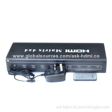 4x4 HDMI matrix switcher, 1.3V, RS232